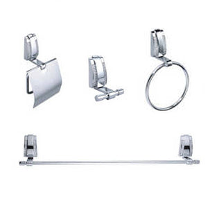 4-Piece Bathroom Accessory/Hardware Set IN CHROME - FINAL SALE $ 50