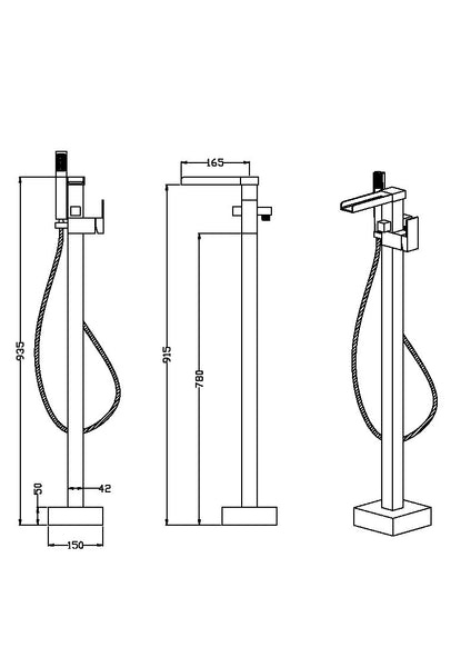 John Freestanding Bathtub Faucet