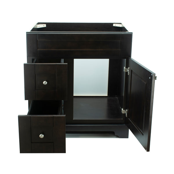 30" Espresso Damian Vanity Base Only