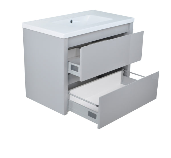 32" David Parisian Grey Vanity