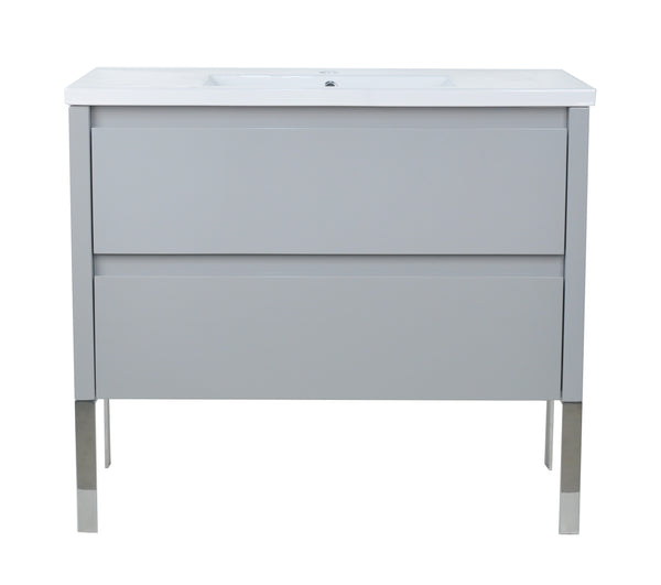 40" David Parisian Grey Vanity