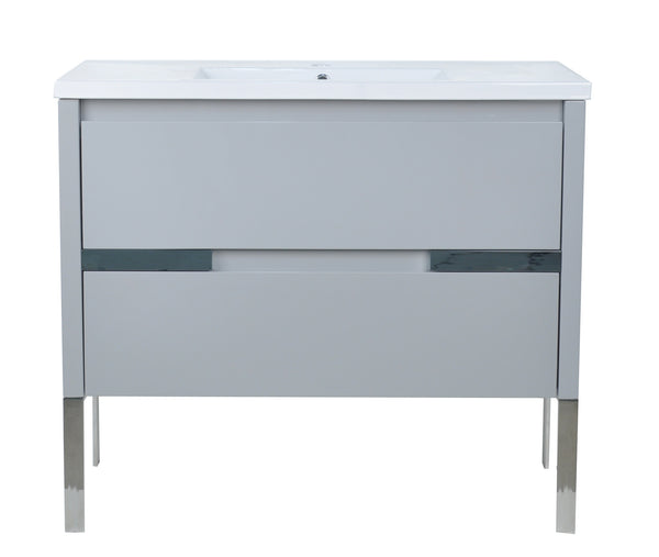 40" David Parisian Grey Vanity