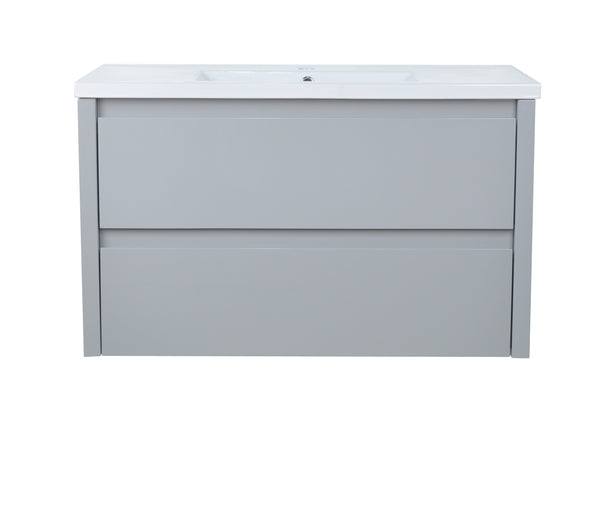 40" David Parisian Grey Vanity