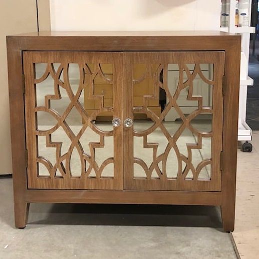 BEAUTIFUL MIRRORED CABINET/WOOD $200