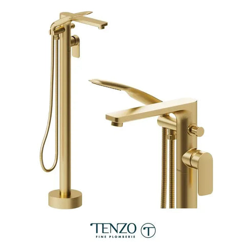 Delano-Freestanding tub ﬁller