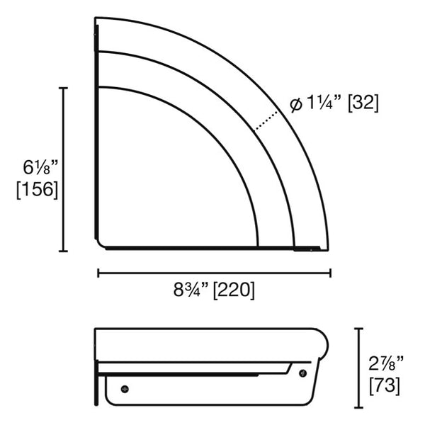 Corner Safety Bar with Shelf 1006ADA