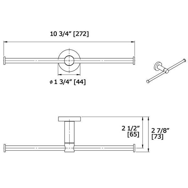 Double Roll Paper Holder 3025