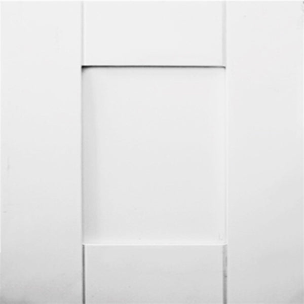 36" White Damian Vanity with Carrera Quartz