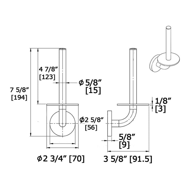 Extra Roll Paper Holder 5305
