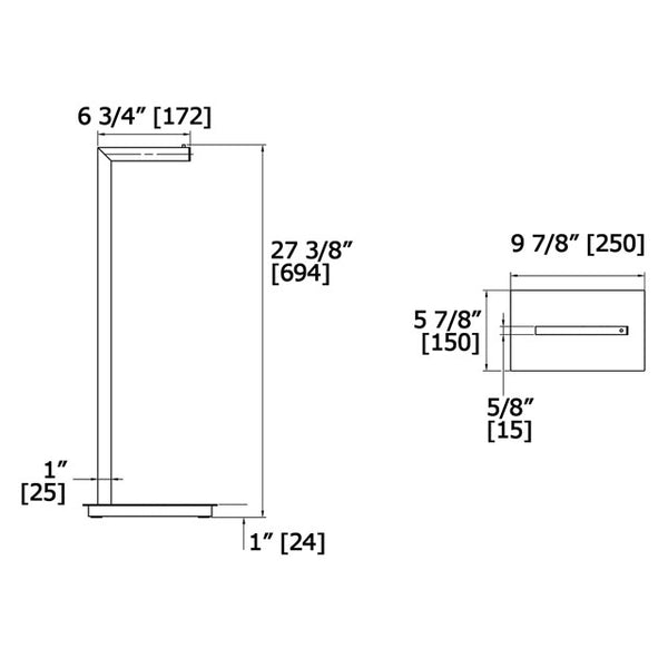 Floor Stand Paper Holder 9001N