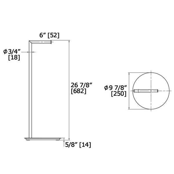 Floor Stand Paper Holder 9007N