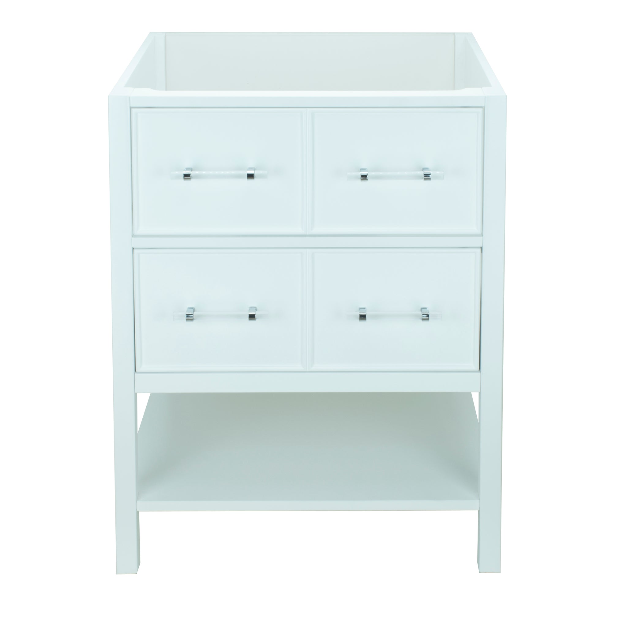 24" White Gemma Vanity Base Only