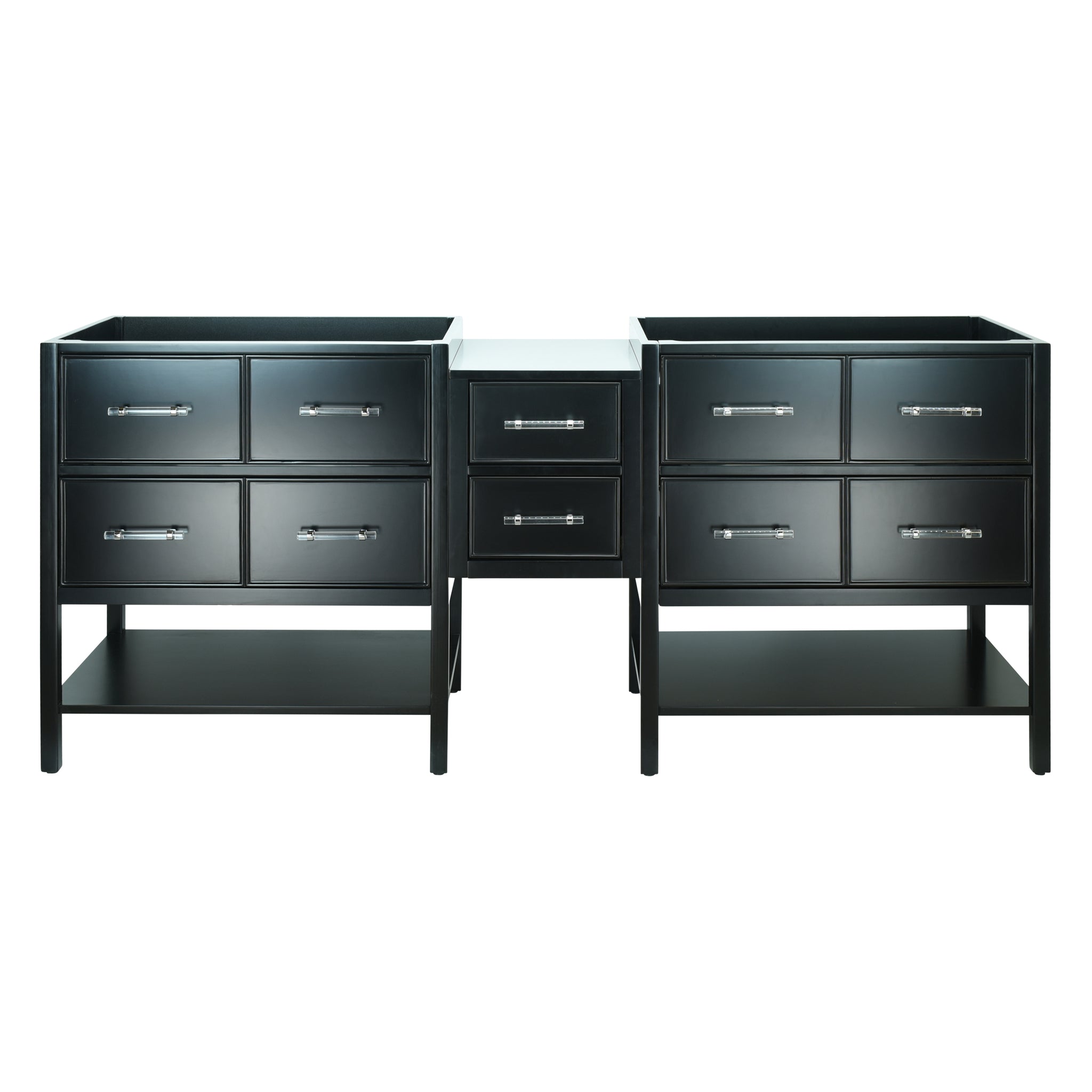 86" Black Gemma Vanity Base Only