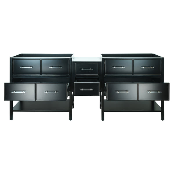 62" Black Gemma Vanity Base Only