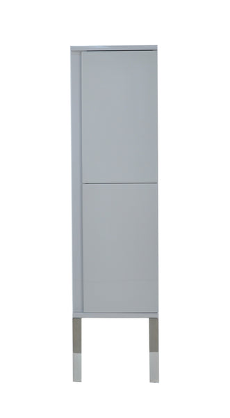 David Parisian Grey Side/Linen Cabinet