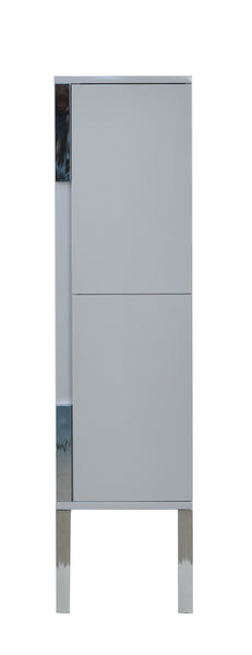 David Parisian Grey Side/Linen Cabinet