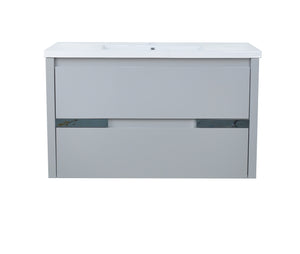 40" David Parisian Grey Vanity