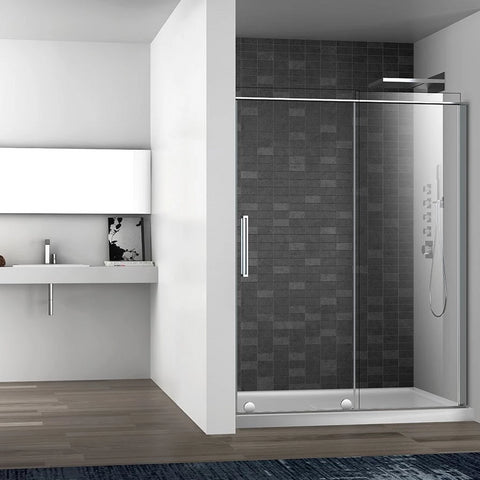 Slim Alcove Frameless Shower Door