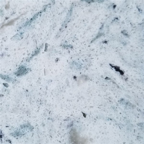 72" Grey Damian Vanity with Topaz Quartz