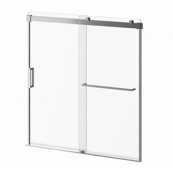 Akcess 60” X 60” Sliding Shower Door For Bathtub