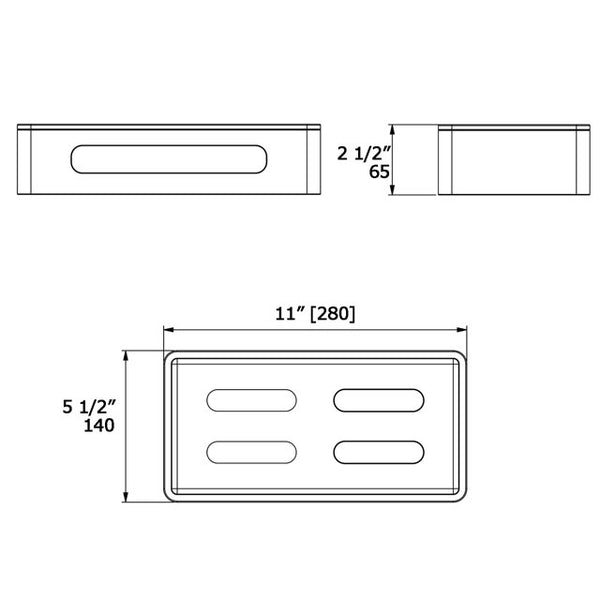 Rectangular Shower Caddy CB3432