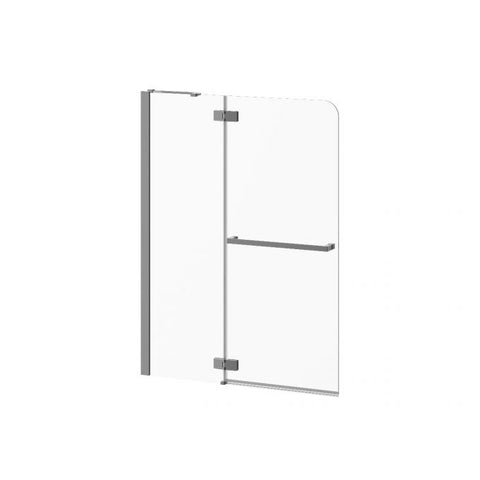 Pratika Pivot Bath Shield with Fixed Panel 42” X 56”