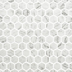 Marble Hexagonal Mosaic Tiles