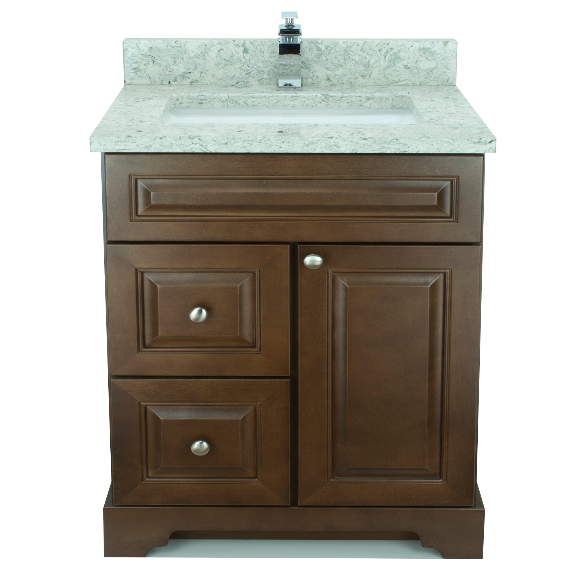 24" Royalwood Damian Vanity with Topaz Quartz