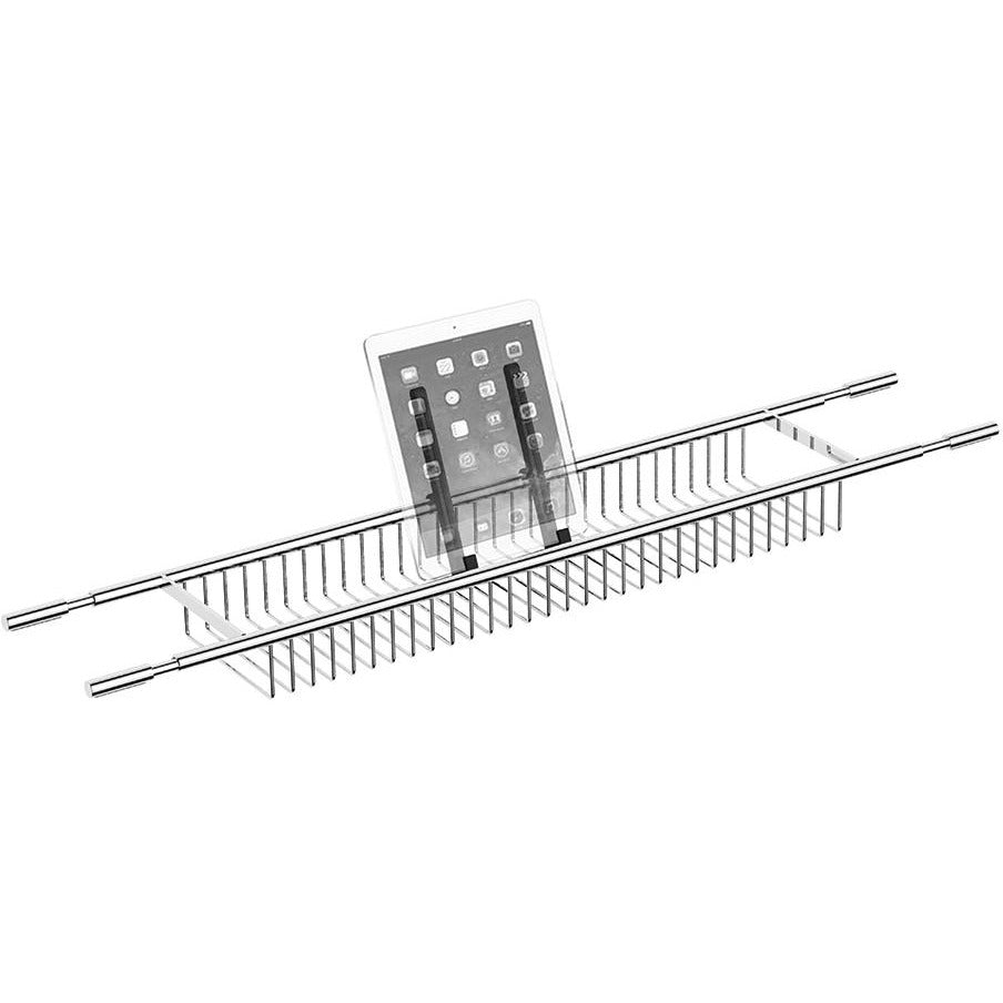 Polished Stainless Steel Bathtub Caddy